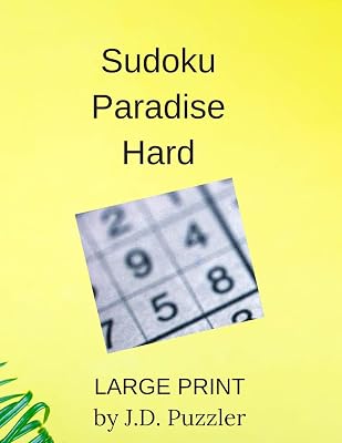 Sudoku Paradise Hard: LARGE PRINT, 100 HARD PUZZLES, 8.5" X 11", PERFECT FOR SENIORS, GREAT BRAIN EXERCISE