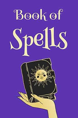 Book of Spells: A Magickal Grimoire Book. Ready for Halloween.