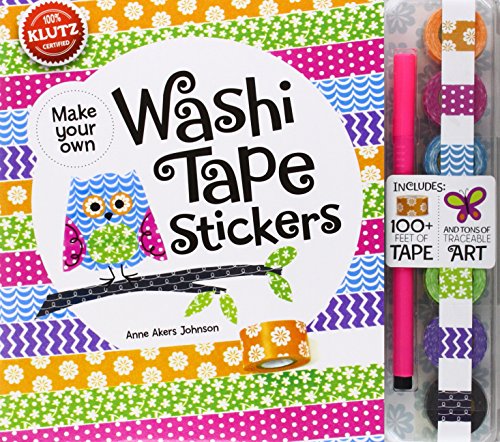 Make Your Own Washi Tape Stickers: Shape this tape into crazy cute stickers (Klutz)