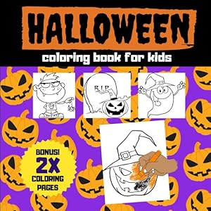 Halloween Coloring Book for Kids (Children's Halloween Books) by Arnie Lightning