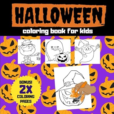 Halloween Coloring Book for Kids (Children's Halloween Books)