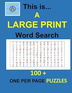 This is... A LARGE PRINT WORD SEARCH: Massage for your Brain