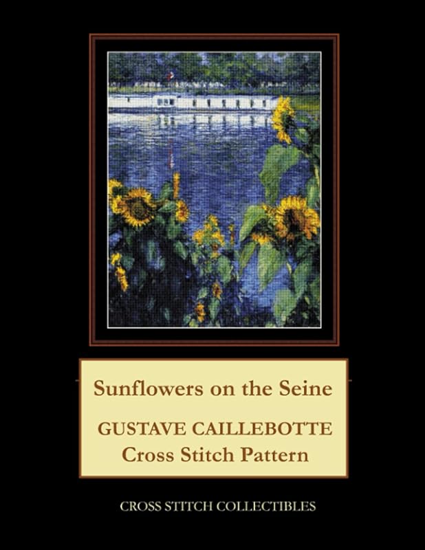 Sunflowers on the Seine: Gustave Caillebotte Cross Stitch Pattern by Cross Stitch Collectibles