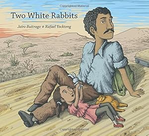 Two White Rabbits by Jairo Buitrago                       ,