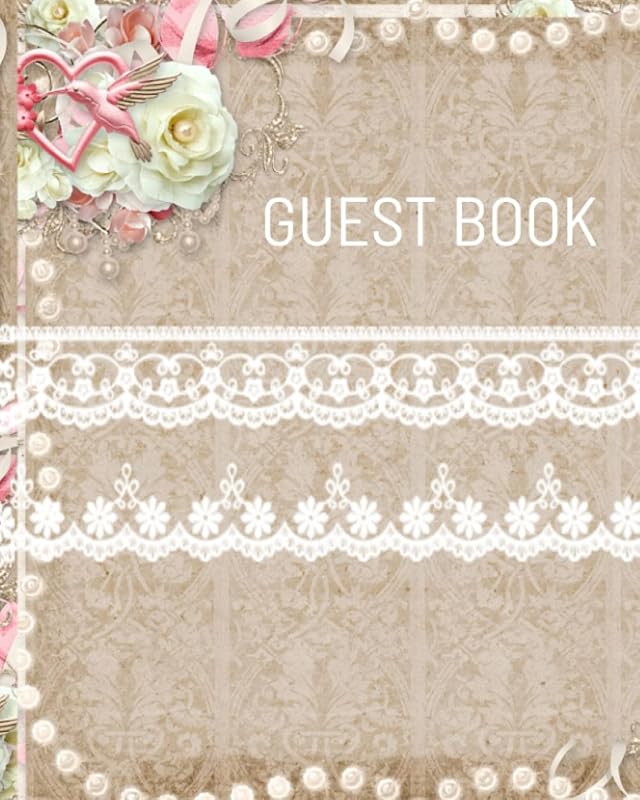 Guest Book: : Wedding /Anniversary / Special occasion unlined 60 pages guest book/ memory book/ photo keepsake by AWB Creations
