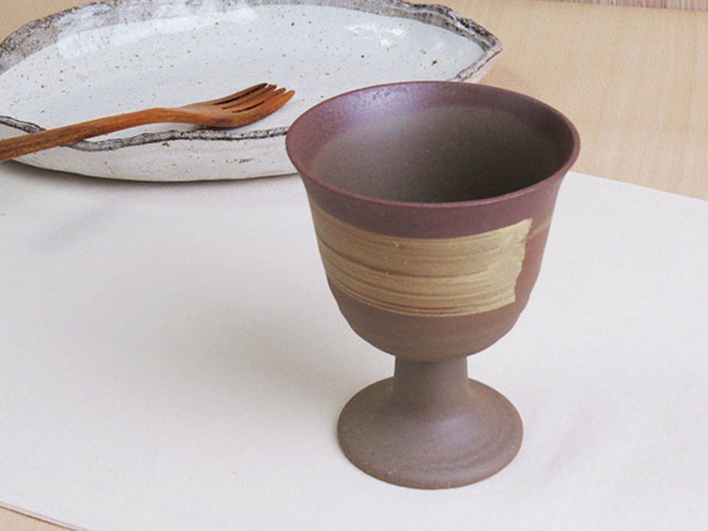

Wine cup Japanese 230cc Porcelain mino traditional pottery