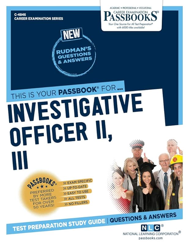 Investigative Officer II, III (C-4846): Passbooks Study Guide (Career Examination Series) by National Learning Corporation