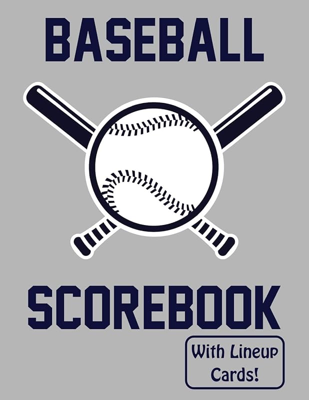 Baseball Scorebook With Lineup Cards: 50 Scorecards For Baseball and Softball by Francis Faria