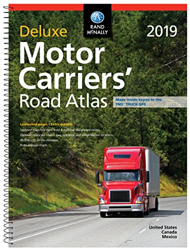 Rand McNally 2019 Deluxe Motor Carriers' Road Atlas by Rand McNally and Company