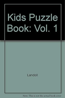 Kids Puzzle Book: Vol. 1
