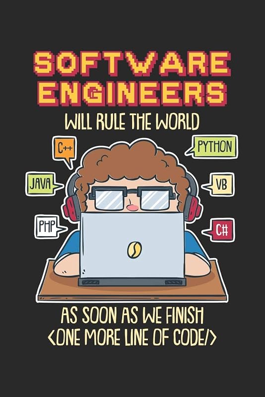 Software Engineers Will Rule The World As Soon As: 120 Pages I 6x9 I Karo by Funny Notebooks