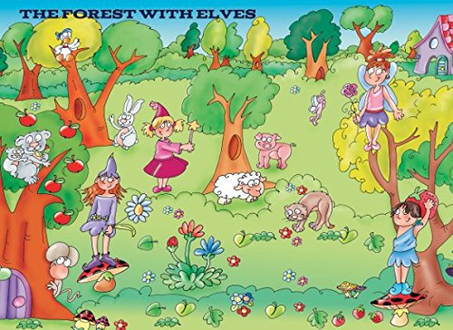 the forest with elves by silvia gaudenzi