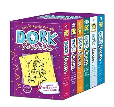 The Dork Diaries Set: Dork Diaries Books 1, 2, 3, 3 1/2, 4, and 5