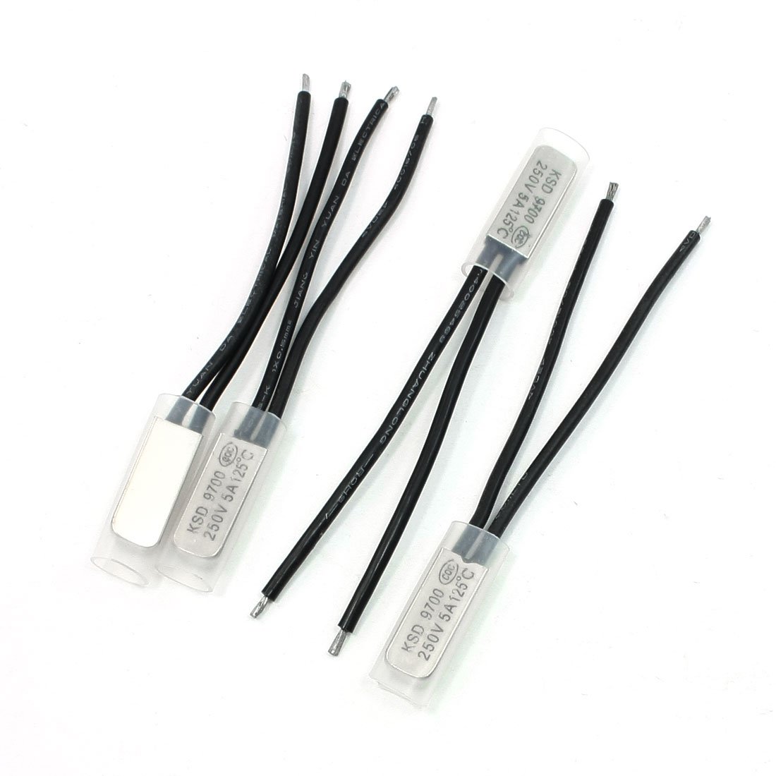 

KSD9700 125 Degree Celsius Temperature Switch Thermostat NC 4 Pcs