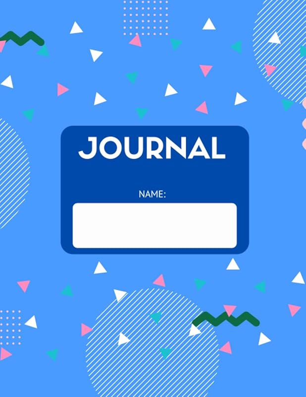 Journal: Children’s Handwriting Practice and Drawing Book, Blue – Blank Lined by Sol Giving Tree