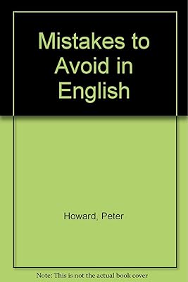 Mistakes to Avoid in English