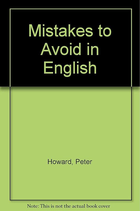 Mistakes to Avoid in English by Howard