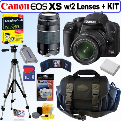 Canon Digital Rebel XS 10.1MP Digital SLR Camera (Black) with EFS 18