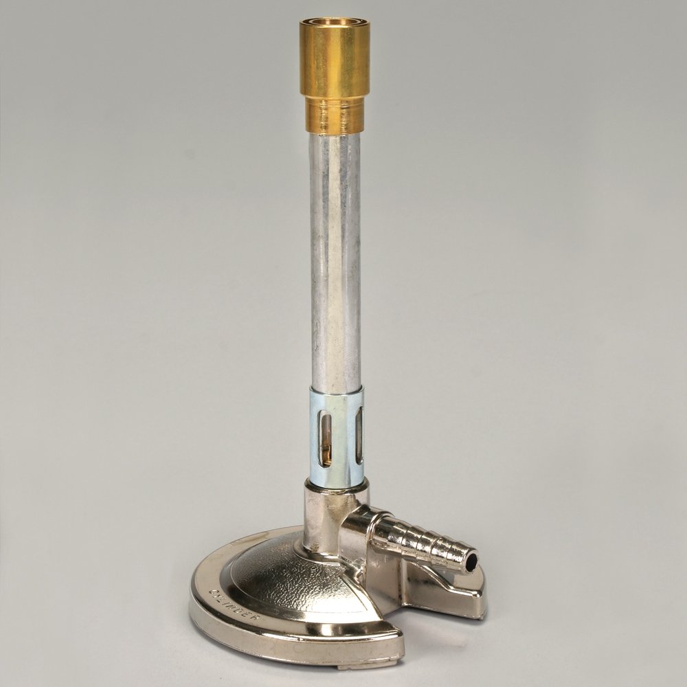 bunsen burner, lp gas with stabilizer top