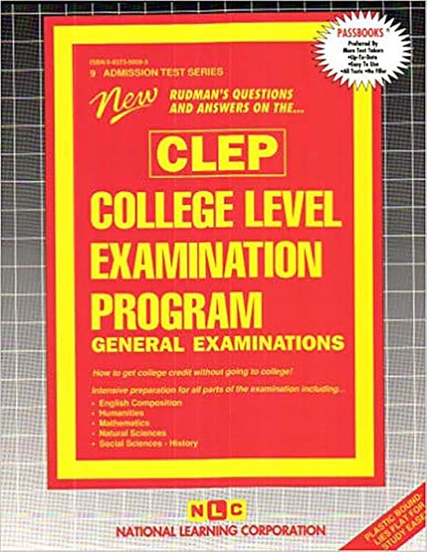 CLEP General Examinations (College-Level Examination Program) by Passbooks