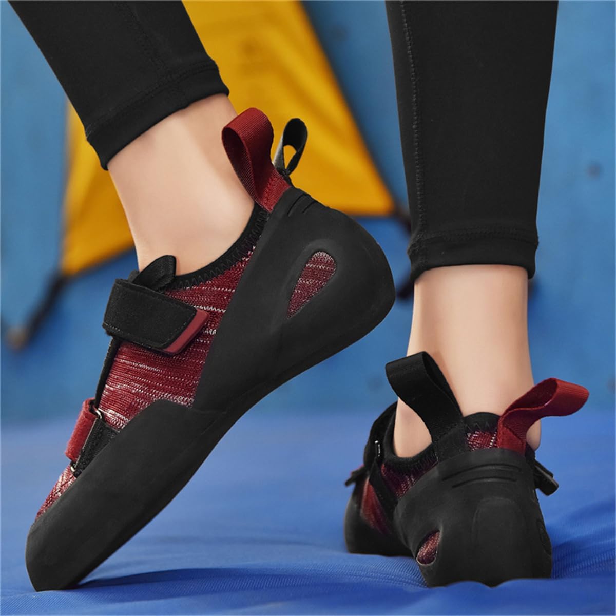 Men Women Rock Climbing Sneakers Beginners Kids Indoor Wall Climbing Shoes Non Slip Bouldering Athletic Shoes_vogvips.com