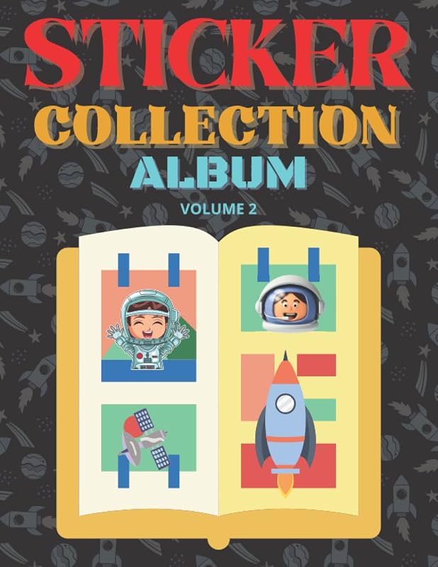 Sticker Collection Album: Blank White Paper Book for Collecting Stickers. Suitable for Drawing or Writing (Volume 2) by Kevin Dilberai