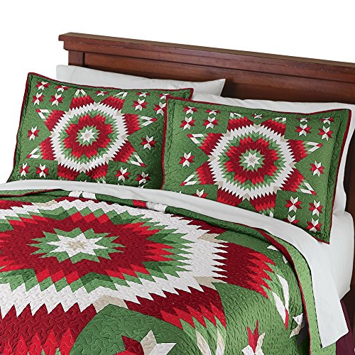 Festive Holiday Star Pillow Sham