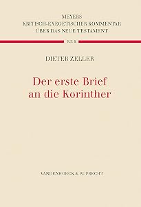 Der erste Brief an die Korinther (German Edition) by Dieter Zeller