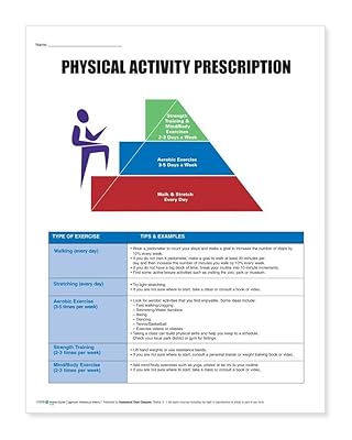 Physical Activity Prescription Pads: Set of 2