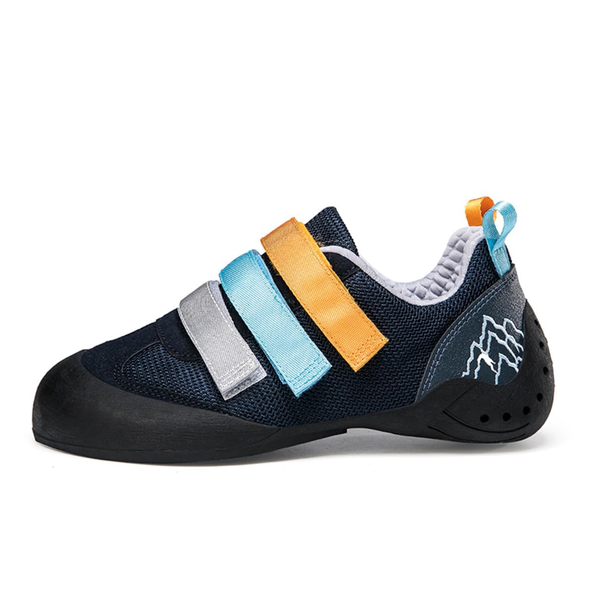 Ladies Rock Climbing Trainers Hook & Loop Non Slip Wall Climbing Training Shoes Casual Comfort Bouldering Sneakers_vogvips.com