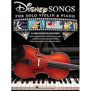 Disney Songs for Solo Violin & Piano by Hal Leonard Corp.