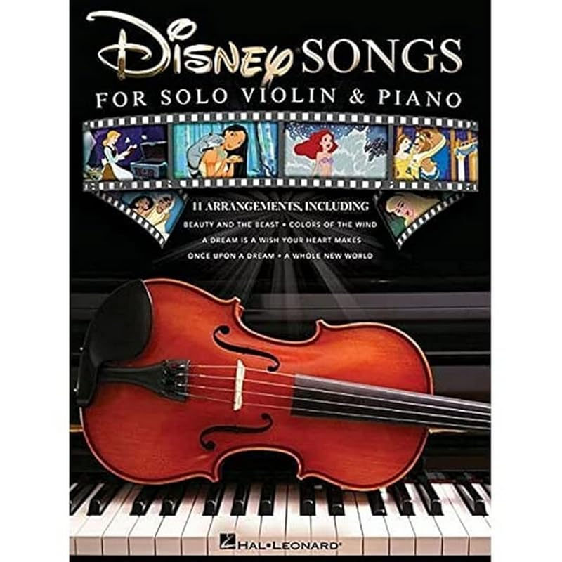Disney Songs for Solo Violin & Piano by Hal Leonard Corp.
