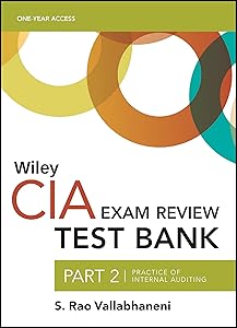 Wiley CIA 2022 Test Bank: Practice of Internal Auditing 1-year Access (Wiley CIA Test Bank, 2)