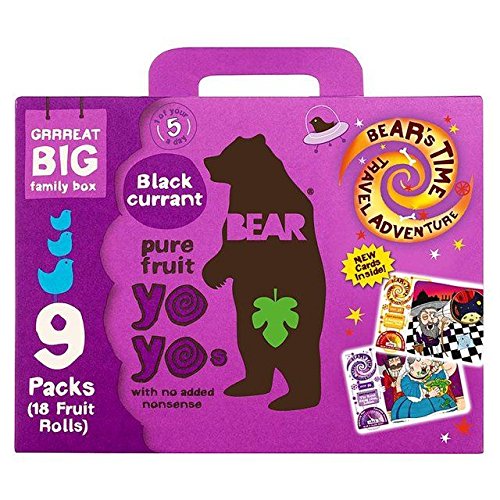 Bear Fruit Yoyos Blackcurrant Family Pack - 9 x 20g