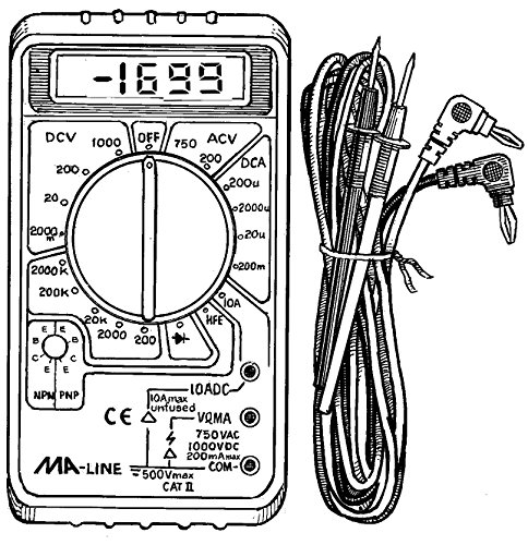 Algopix Similar Product 14 - Monti and Associates MA-DM1 Multi Meter