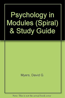 Psychology, Eighth Edition, in Modules (Spiral) & Study Guide