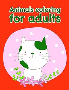 Animals coloring for adults: Christmas Book Coloring Pages with Funny, Easy, and Relax (Holiday Cartoon)