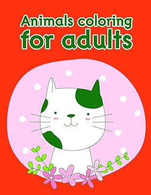 Animals coloring for adults: Christmas Book Coloring Pages with Funny, Easy, and Relax (Holiday Cartoon)