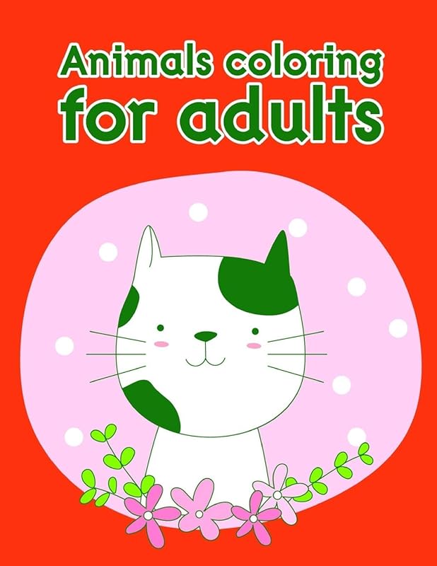 Animals coloring for adults: Christmas Book Coloring Pages with Funny, Easy, and Relax (Holiday Cartoon) by J.K. Mimo