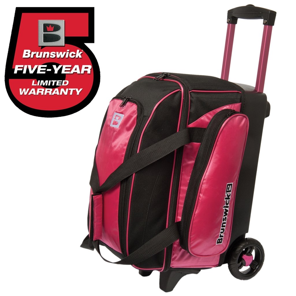 

Brunswick Gear Double Roller Bowling Bag- Pink/Black