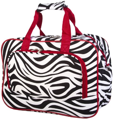 World Traveler Animal Print Collection Overnight Travel Bag 15-inch