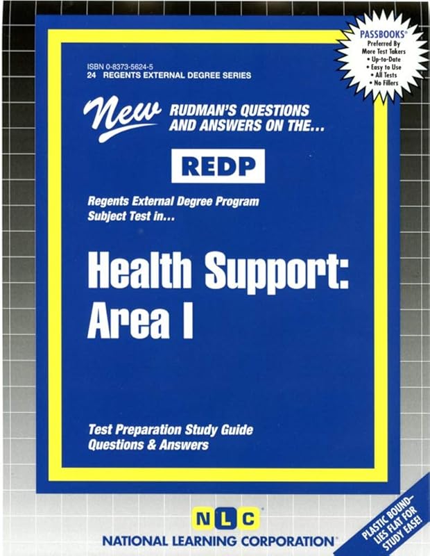 Health Support: Area I (Regents External Degree Series (REDP)) by National Learning Corporation