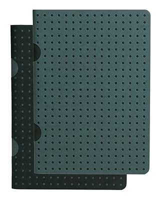 Black on Grey / Grey on Black Journal: Unlined B7 (Cahier Circulo)