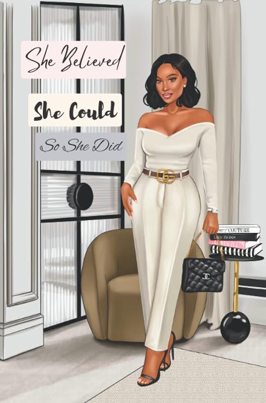 She Believed She Could So She Did: 150 Page Productivity Planner for Black Women by Love Goddess