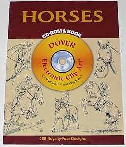 Horses CD-ROM and Book (Dover Electronic Clip Art)