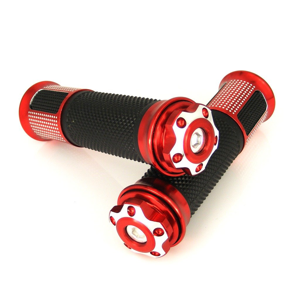 

2 X 7/8"(22mm) Motorcycle Universal CNC Aluminum & Soft Rubber Grips Handlebar Fit For Suzuki GSXR1000 2005-2006