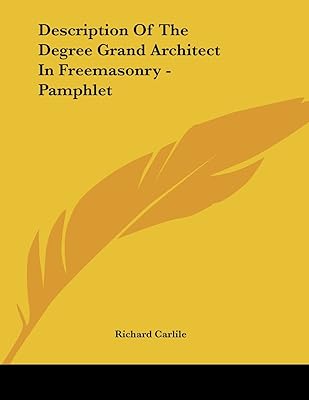 Description of the Degree Grand Architect in Freemasonry
