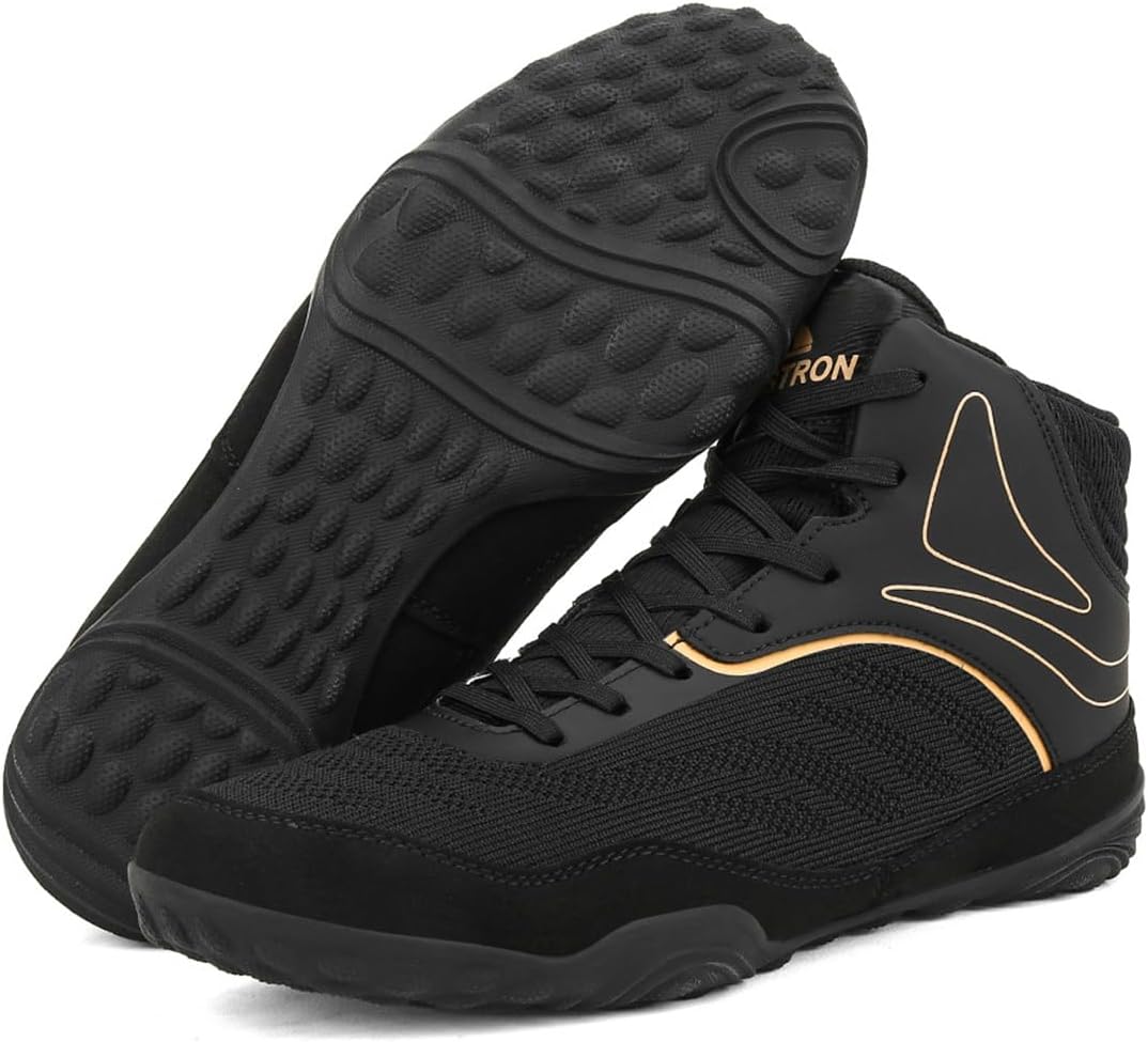 Unisex's Boxing Shoes Boxing Wrestling Footwear Breathable Comfort Breathable Kickboxing Boots Non-Slip Youth Sports Trainers_vogvips.com