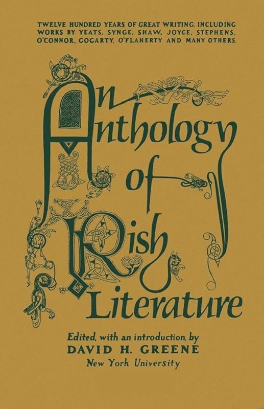 An Anthology of Irish Literature (2 Volume Set) by David H. Greene