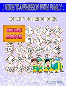 Virus Transmission From Family: Headache, Infection, Pig, Tissue Box, Ambulance, Sexual Transmitted Disease, Stay At Home, Virus For Kids 2-4 Image Quizzes Words Activity And Coloring Book 40 Image by Jenae Minds